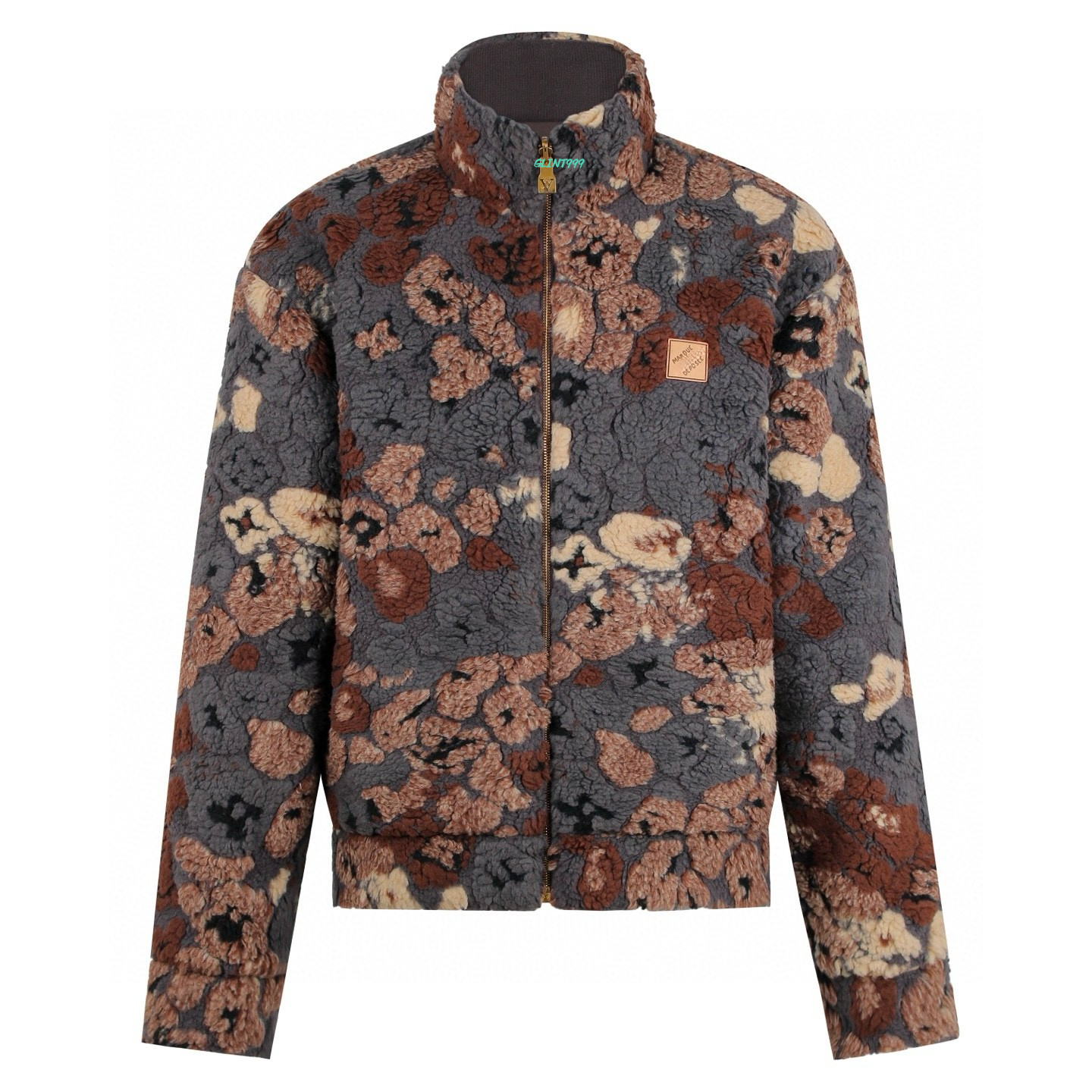 Designer LOU Autumn/Winter New Flower Pattern Sheep Fleece Double sided Jacket Casual Jacket Versatile for Men and Women