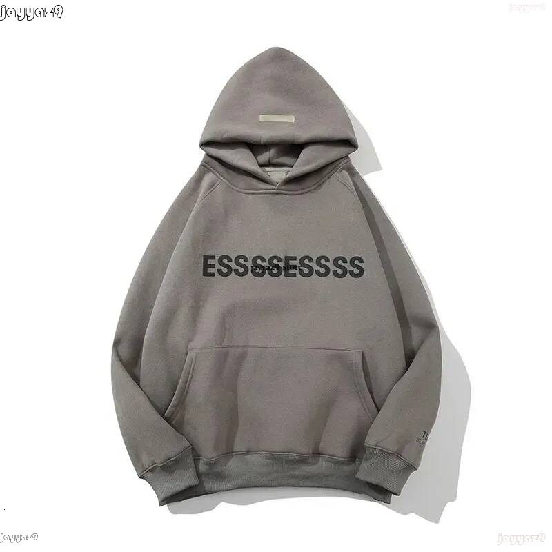 Essential Hoodie Designer Hoodie Reflective Pullover Hoodie Warm Loose Fit Jumper For Men And Women High Quality Streetwear Tops Sizes XS XXL b68