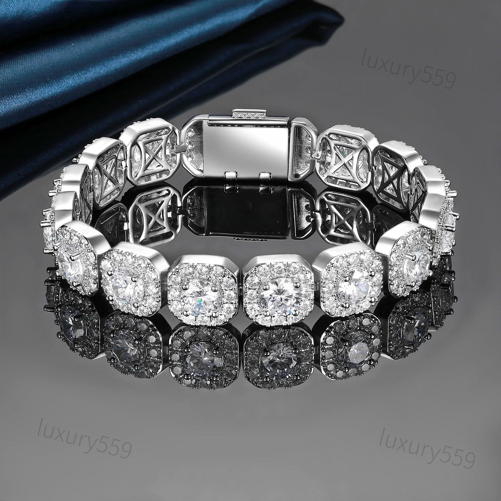 12mm Iced Out Cuban Link Bracelet for Men Women Hip Hop Diamond Tennis Bracelet Versatile Gender neutral Statement Jewelry Sparkling Iced CZ Necklac