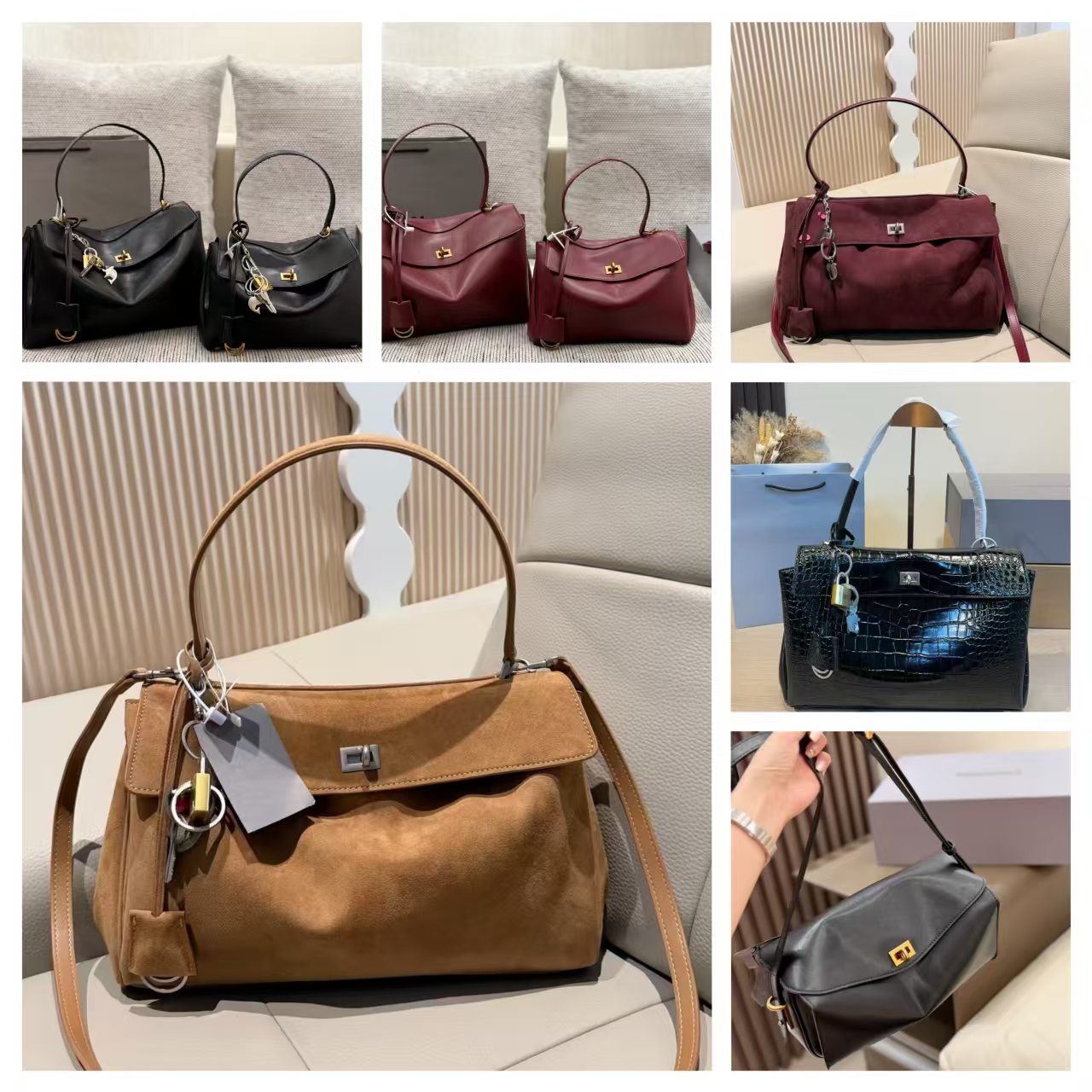 rodeo bag genuine leather Vintage Suede Flap Shoulder Bag for Women Retro Cowboy Style Handbag Large Capacity Top Handle Tote Bag for Autumn Winter