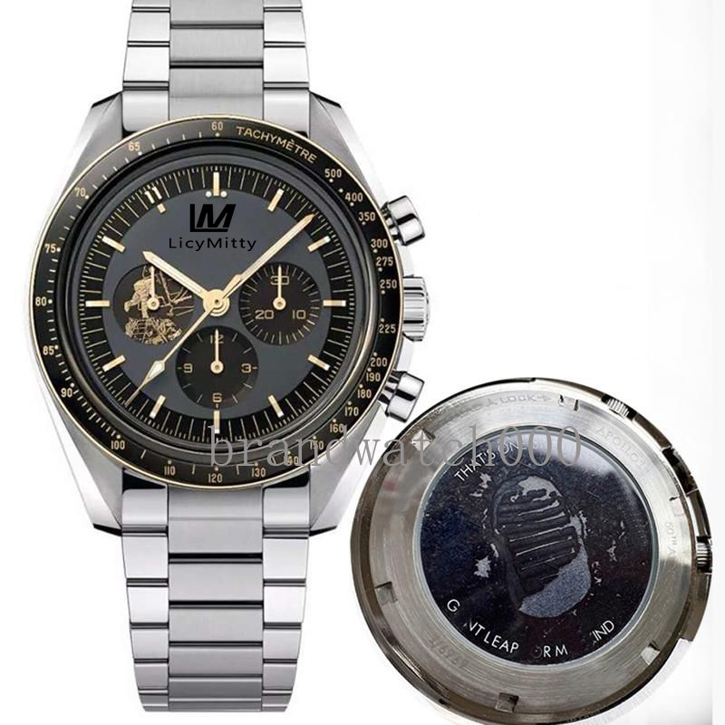 Montre classique pour hommes 50e anniversaire Mouvement automatique automatique 007 Montres de créateurs Montre de l'espace Montre-bracelet en ac