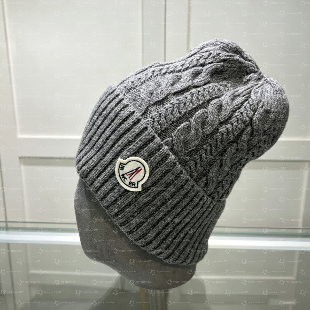 designer moncelar hat beanie bonnet winter knitted beanie cozy warm lightweight skull cap for men women suitable for outdoor skiing travel autumn