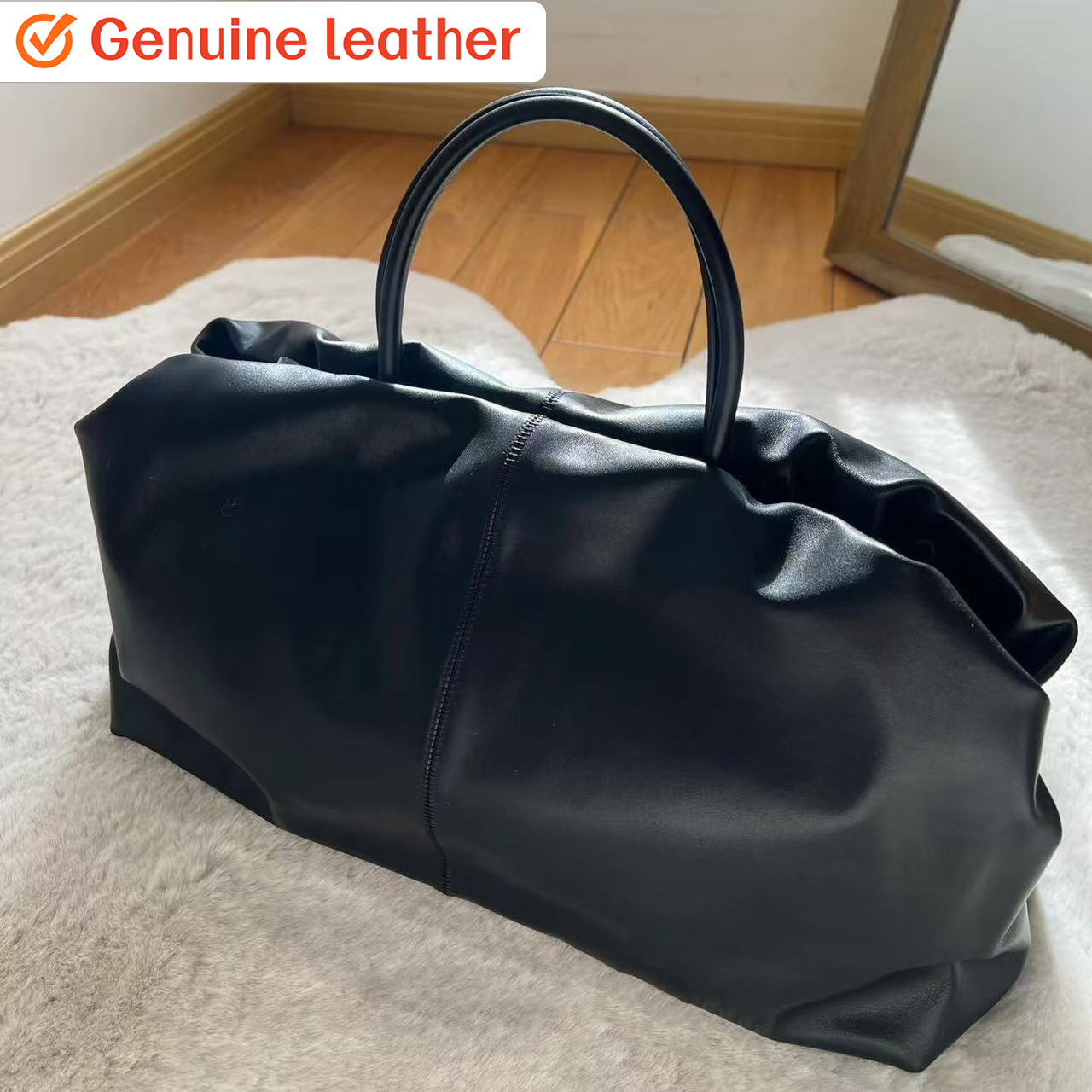 Womens Terrasse Leather Bauletto Handbag XL Idaho Cotton Handbag Sisal cotton shopping bag crossbody Shoulder Bag leather large capacity tote bag Sh