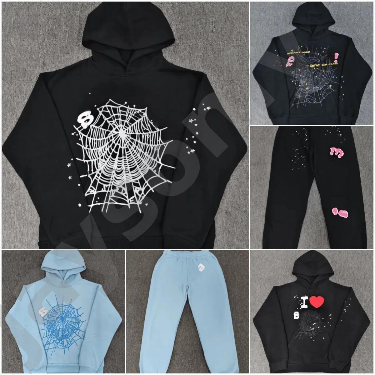 Spyder Sweat à capuche Y2k Graphique Casual Young Thugs Pull Designer sweat-shirt de luxe Hommes Mode Sweat À Capuche Sweat Match Pantalon
