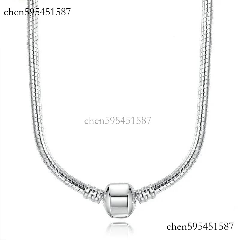 Designer Pandorab necklace S925 Silver cuban chain heart Pendant Necklaces women Pandoraliness Jewelry Snake Pandoraitys Necklace Fashion clavicle c