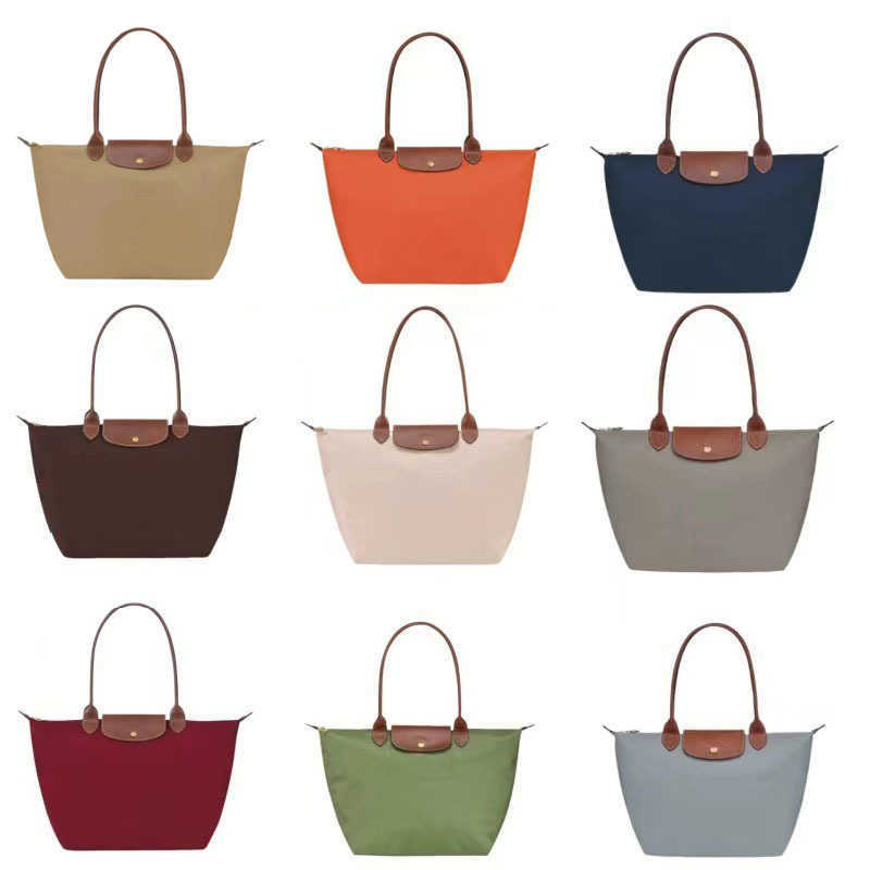 Lonngchamps 70e anniversaire Sac fourre-tout Dumpling Bag Sac à main brodé Grande capacité Sac fourre-tout Sac à bandoulière Sac maman Sac de tra