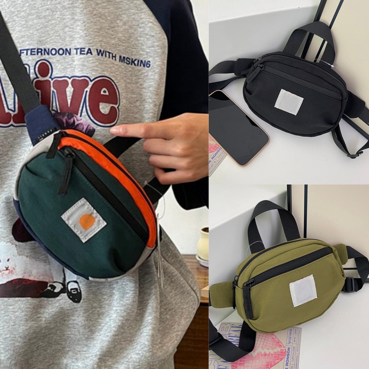 Mini portefeuille à breloques Durable pour voyage, Mini sac multifonctionnel pour femmes et hommes, petit sac à breloques, sac de taille E7394