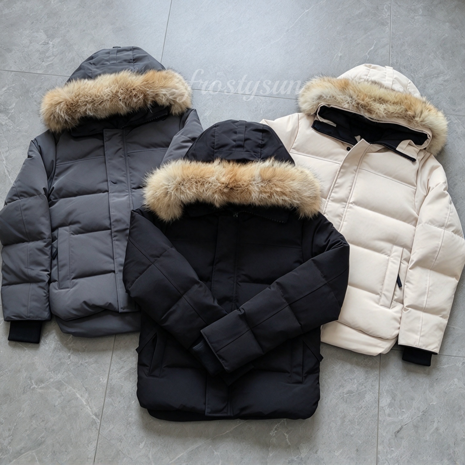 Designer Women Puffer Jackets coats Hooded down Jacket Winter Parka Coats Fur Collar Outdoor Thermal Wyndham Windbreaker coat womens Outerwear Luxur