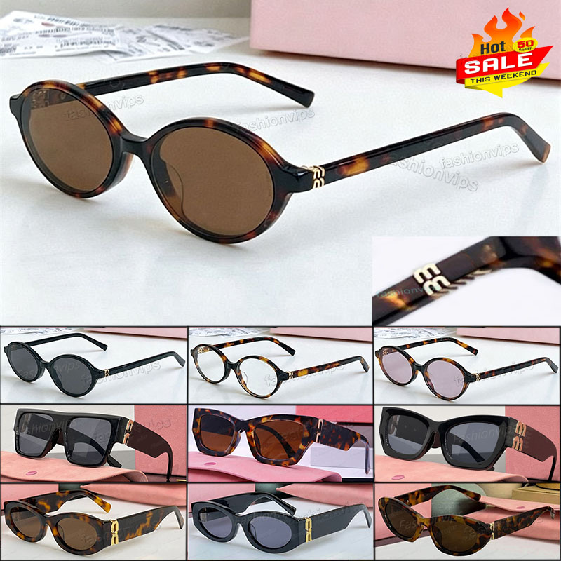 sunglasses for women designer sunglasses luxury mens sunglases MU small oval frame 04ZS MM Cat Eye SMU09WS SMU11WS UV400 lightweight tortoise glasse