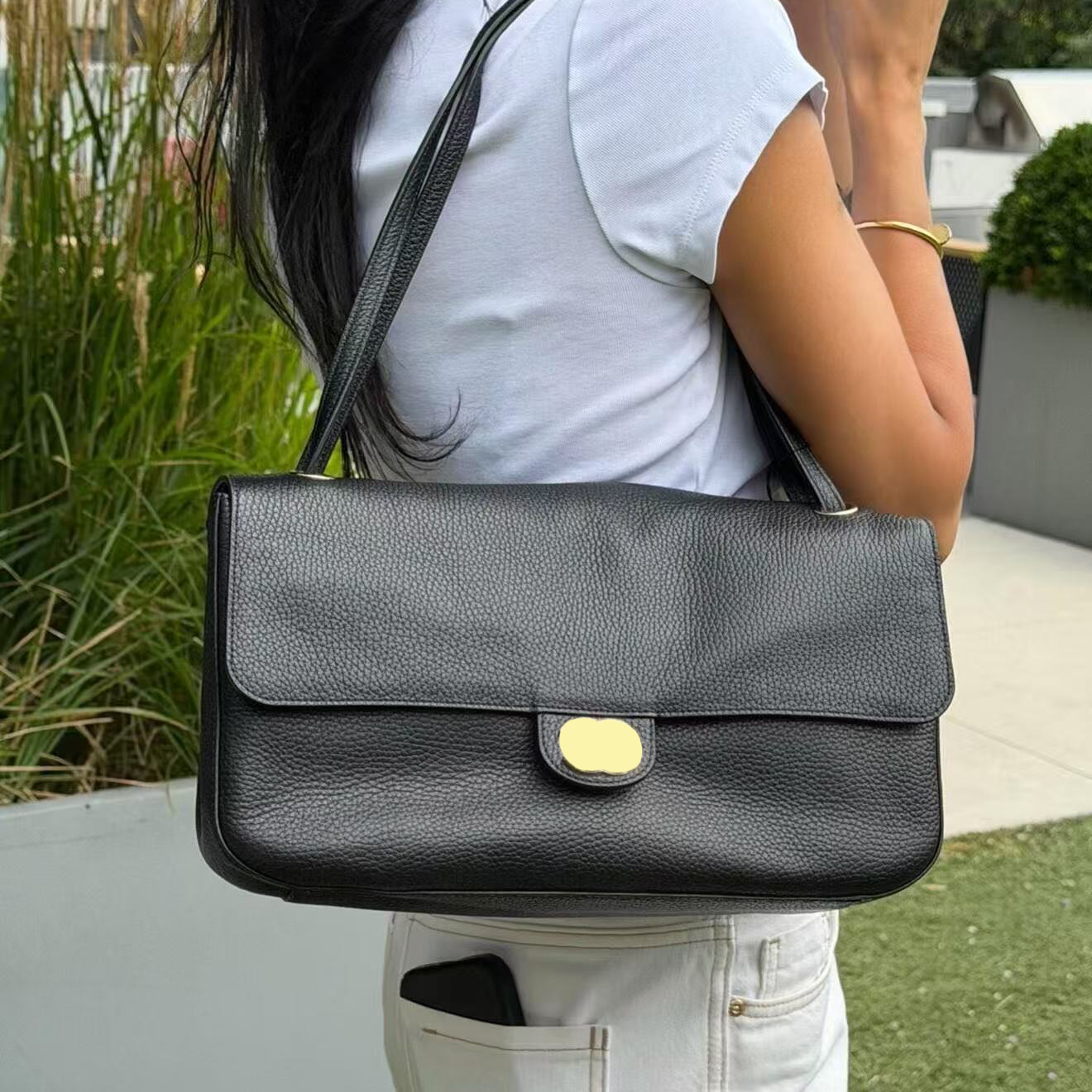 Luxury bag 26s new model CF classic flap leather hand bag Shoulder crossbody tote bag cosmetic Underarm Evening Bags high quality fashion Designer b
