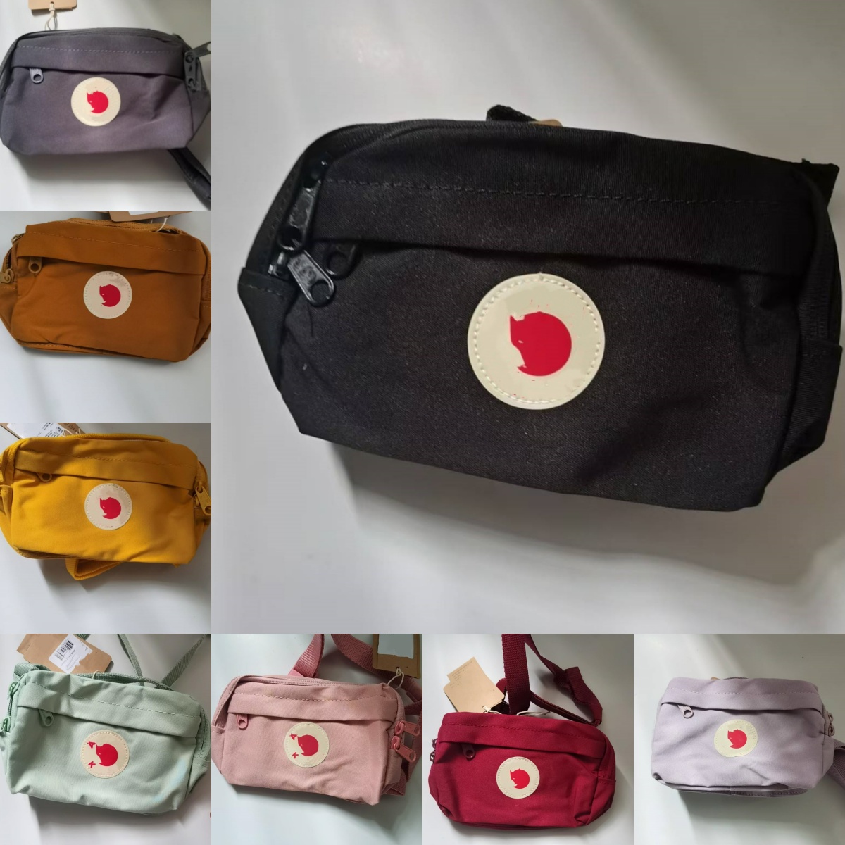 E7398 Sac à dos unisexe Fox Petit sac de taille pour les aventures en plein air Hommes et femmes Sacs à breloques Sacs de poitrine de voyage comp