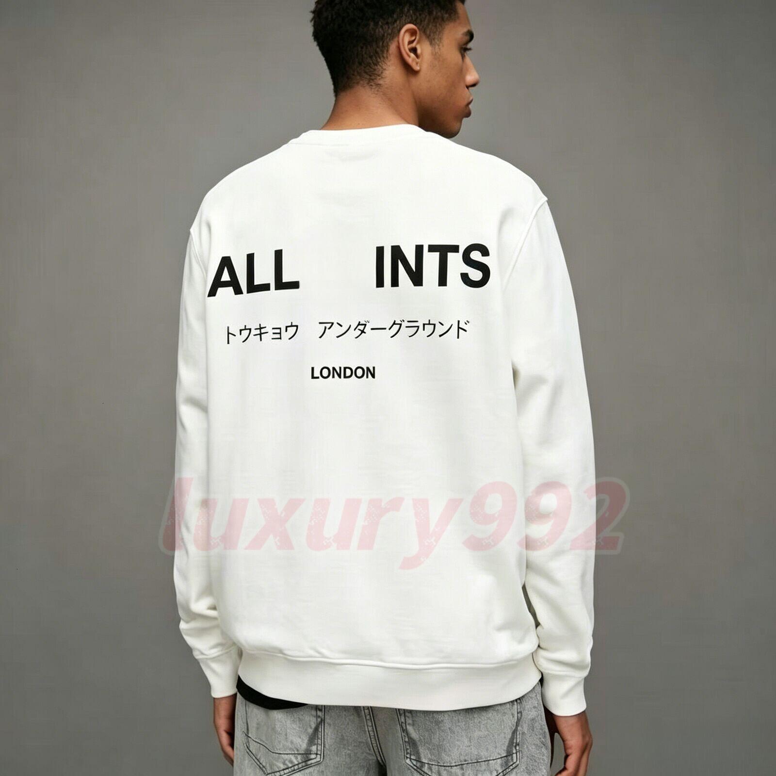 All Saint 2026 Men's Designer Hoodies Sweatshirts Cotton Loose Fit Unisex Pullover Print Autumn Winter Fashion XS-3XL AAA