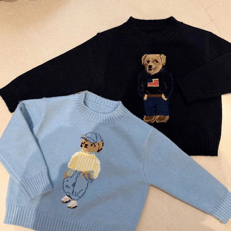 Childrens Sweater Designer Pullover Cartoon Jumpers Kids Clothes Luxury Hoodies Boys Girls Sweaters Long Sleeves Shirts Toddler DPD2512092