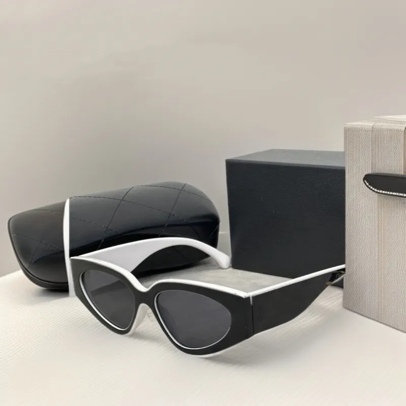 Sunglasses For women Summer CAT EYES style Anti Ultraviolet 1002 Retro Plate Oval full frame fashion Eyeglasses Random Box