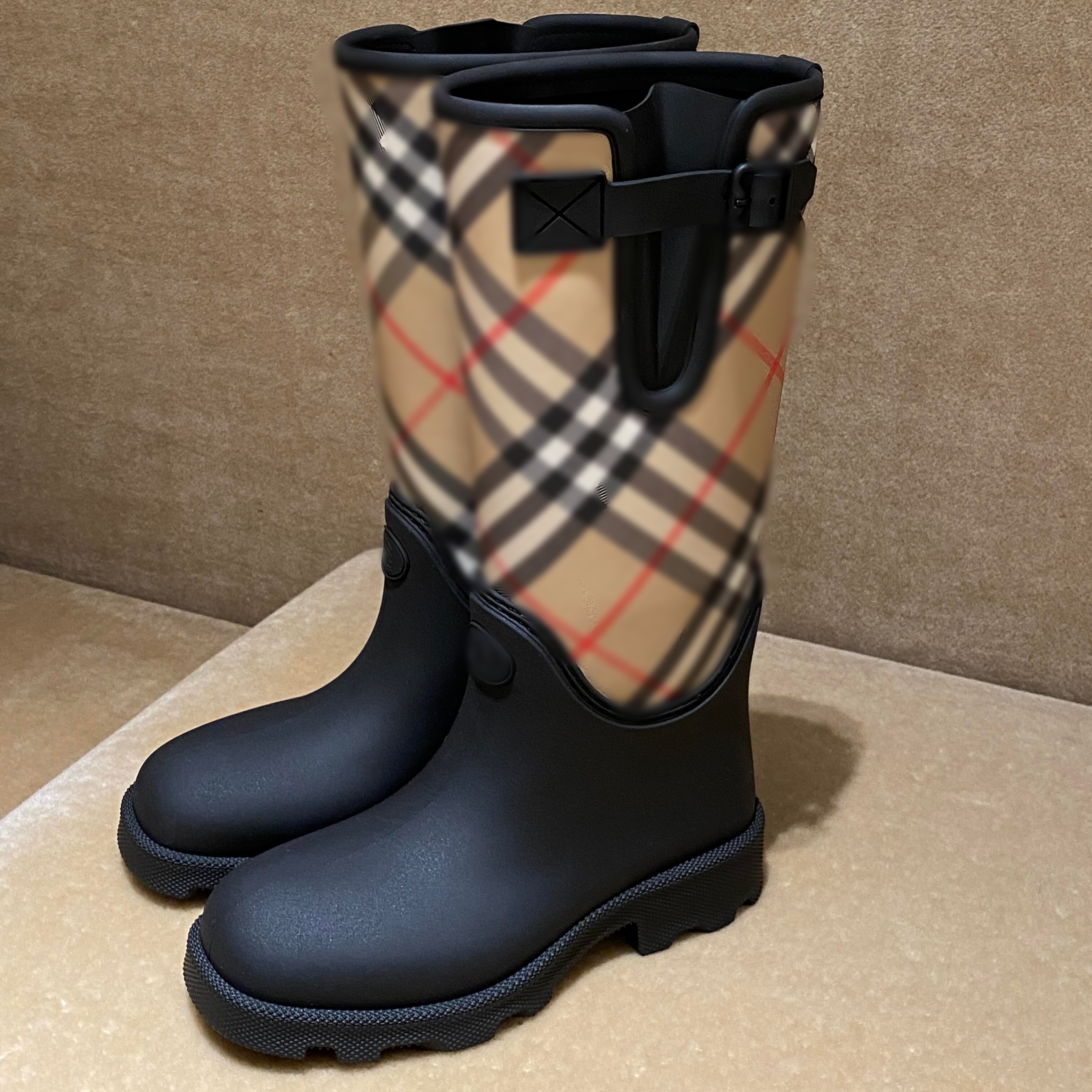 Designer Luxury waterproof rainboots woman lady hunter rain winter snow boot thigh knee high gold wide calf cowgirl rubber combat ankle cowgirl comb