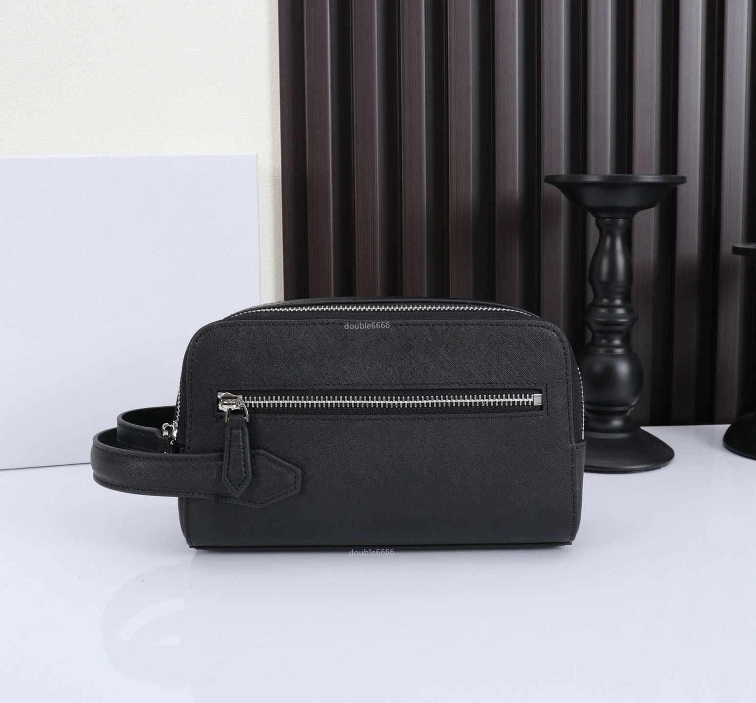 Luxury Genuine Leather Man Toiletry bag Fashion Commuter Bag Quality Designer Cowhide Clutch Coin Purse Credit Card Holder messenger bag phone bag T