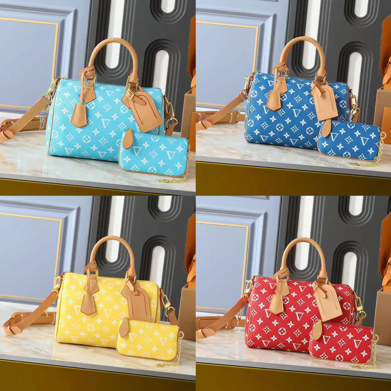 10A TOP quality designer bag shoulder bag genuine leather handbag lady tote bags designer men women bags P9 m14064 stitched metal plate Embroidery d