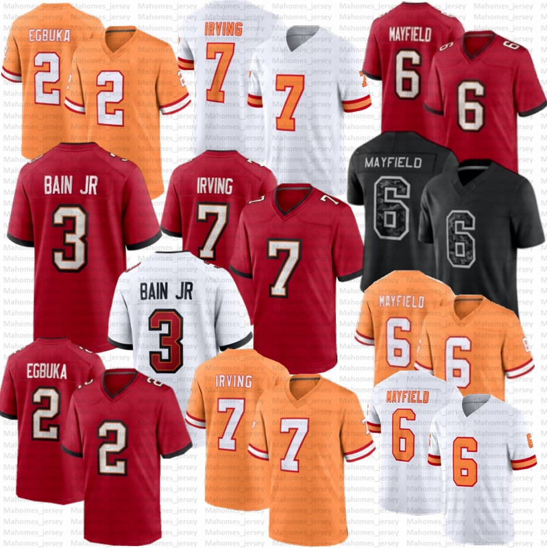 Baker Mayfield Rueben Bain Jr Bucky Irving Maillots de Football Emeka Egbuka Godwin Jr Brady Winfield Anzalone Alstott Jalon Daniels Derrick Broo
