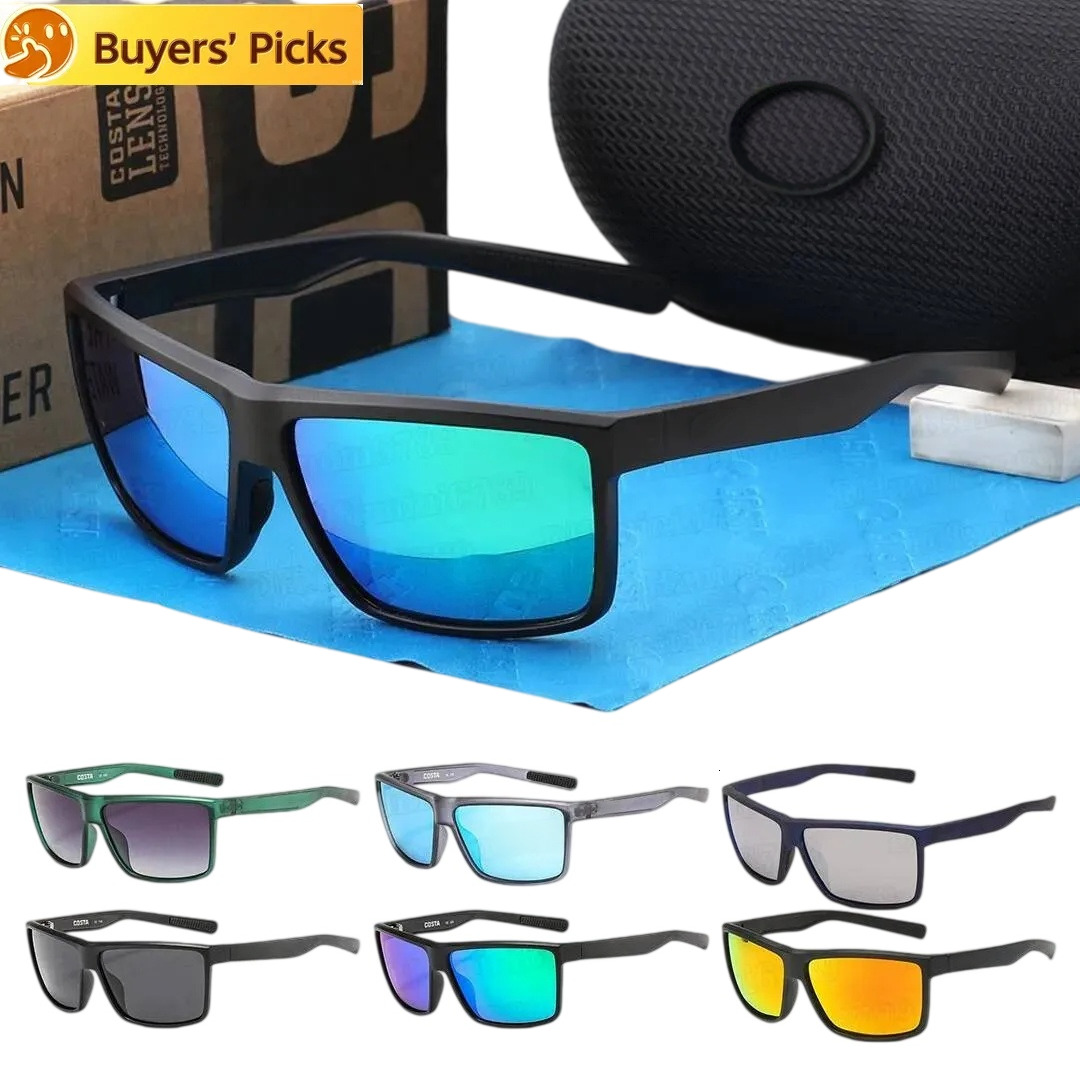Costa sunglasses Designer Men Polarized Trendy Designer Sunglasses Top Quality brand Sun protection Luxury Fashion Sun Anti UV Outdoor Goggle Glasse