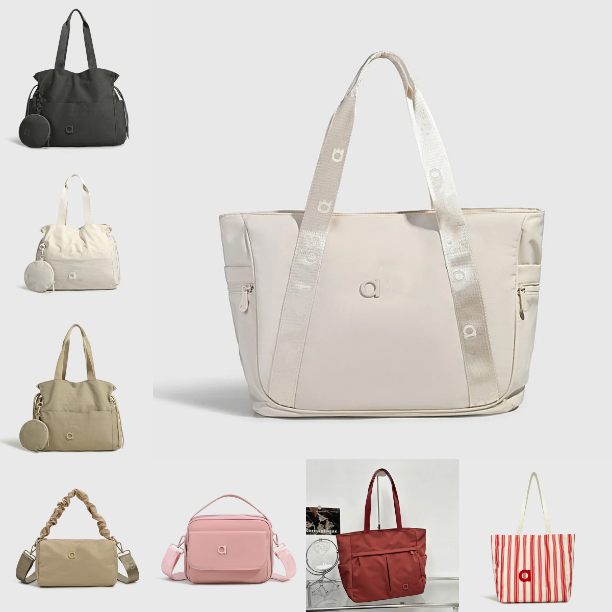 Large Capacity Shoulder Tote Bag Detachable Small Round Purse Crossbody Gym Bag for Daily Use Womans Sports Tote Alone Gym Bags Yoga Bag