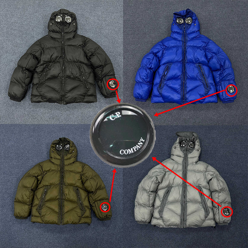 CP Jacket Designer Down Coat Casual jacket Lens High Street Fashion Couple Style Unisex Street Casual Pullover for Fall/Winter Round Mirror CP Glass