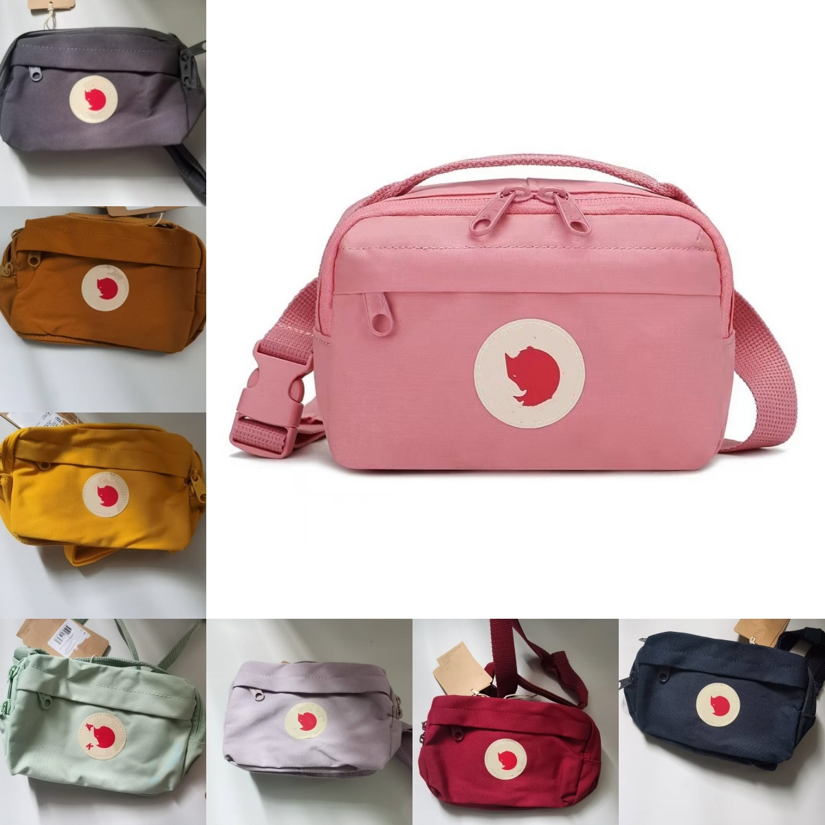 Sac à dos unisexe Fox, petit sac de taille pour les aventures en plein air, hommes et femmes, sacs à breloques, sacs de poitrine de voyage compac