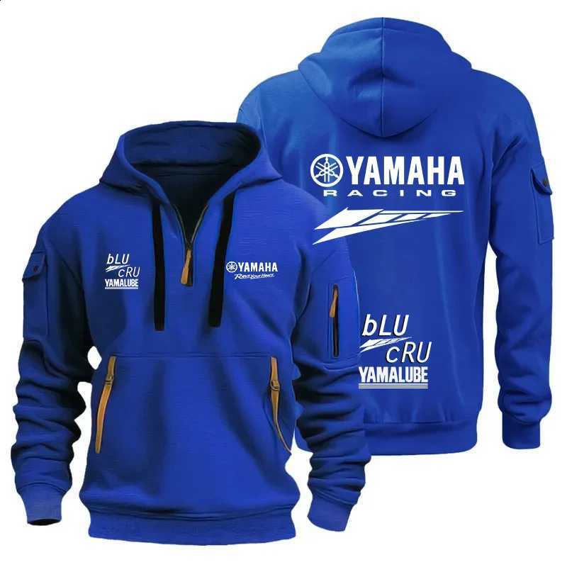 Yamaha Men's Hoodies Sweatshirts Men's Hooded Crewneck Sweater Zipper Multiple Pockets Spring Autumn Hoodie Outdoor Sports Leisure J260928