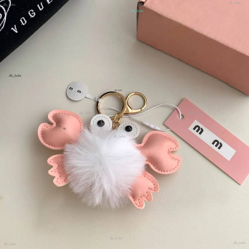 Keychains Lanyards Designer premium leather keychain luxury bag charm chain car key christmas gift for Women1 0f4