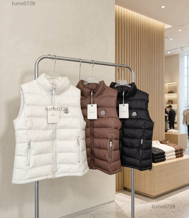 Hot Sale Women Jacket Vest Womens Puffer Vests Brand Gilet Bodywarmer Woman Puffer Jacket Sleeveless Fashion Designer Women Cloths Winter Outfit Ves