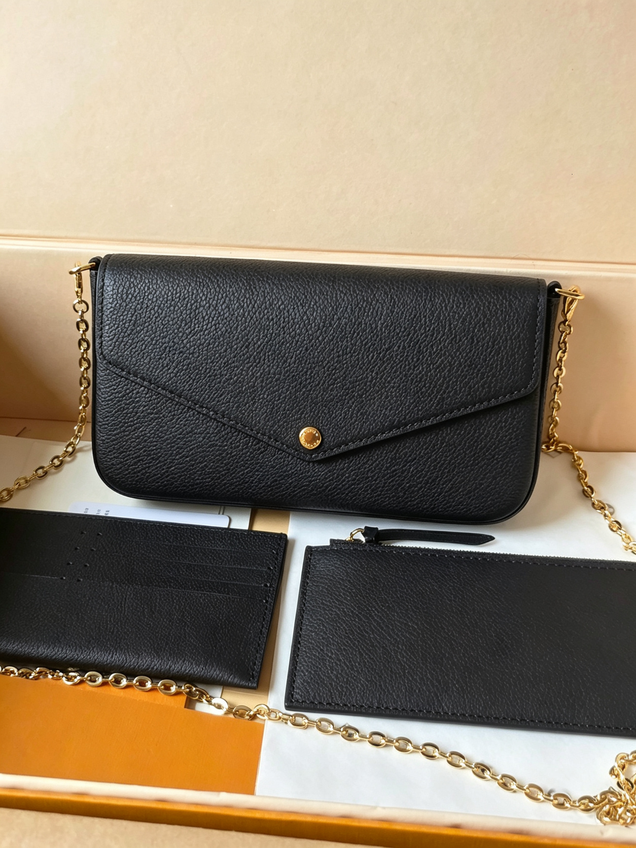 designer pochette felicie 3 in 1 envelope chain shoulder mini purse accessories handbag by the pool monogram leather luxury women crossbody underarm