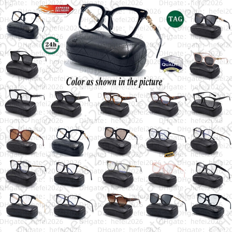 blue light Fashion designer CH luxury sunglasses for man and woman 26 New Square Frame Sunglasses Same Style Character Personality Mother High-end
