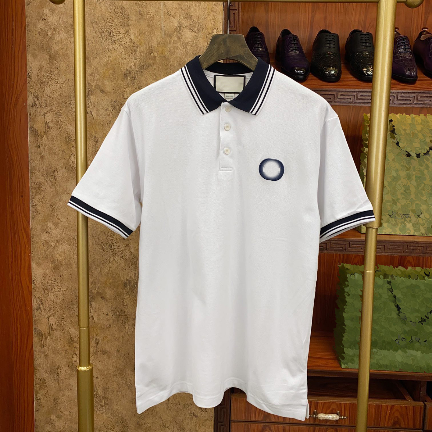 Designer brand clothing, high-quality men's T-shirts and polo shirts, men's casual business short sleeved polo shirts