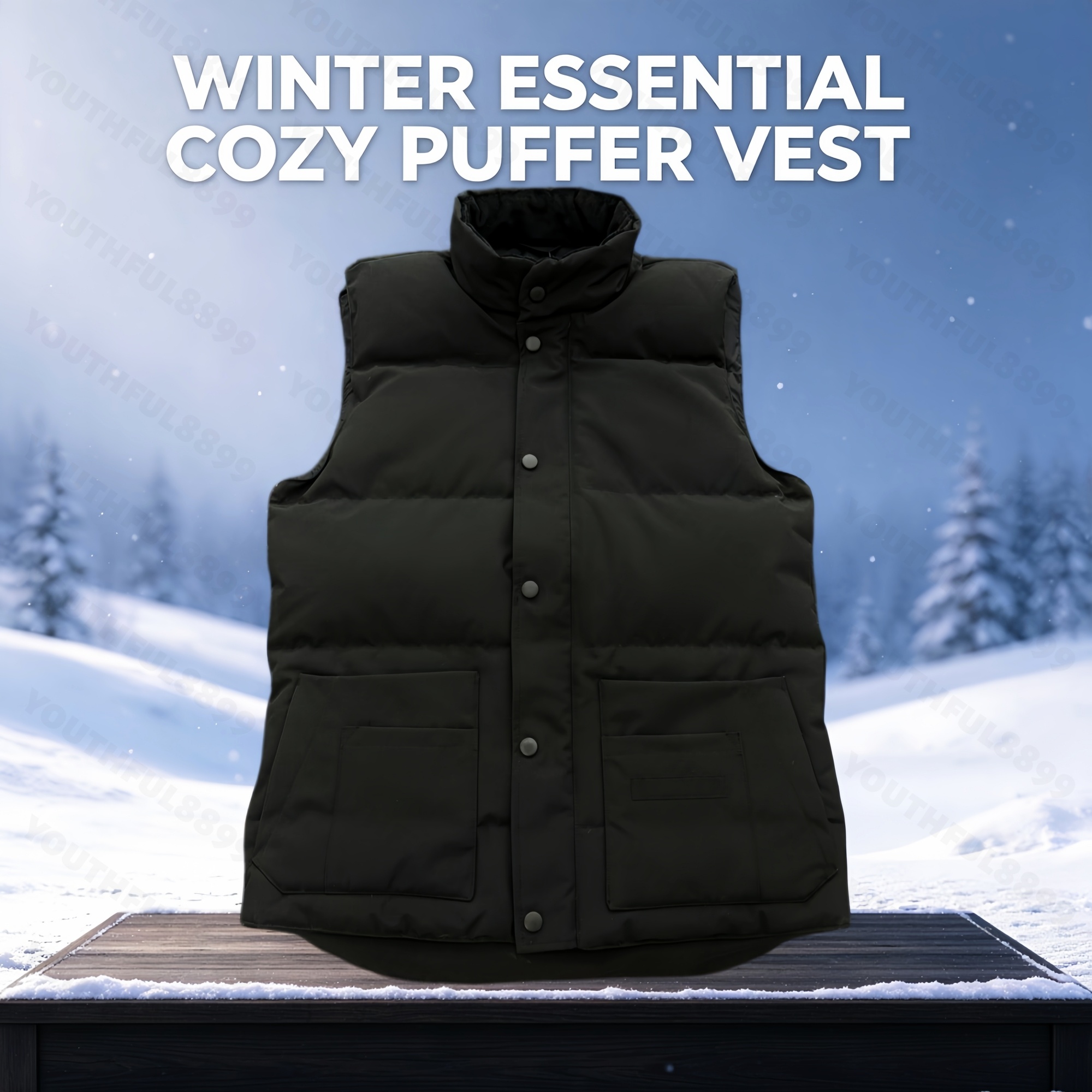 Designer Vest Body Warmer Gilet Jacket Men Stand Collar Zipper Button Letters Embroidery Casual Slim White Duck Down Winter Mens Femme Veste