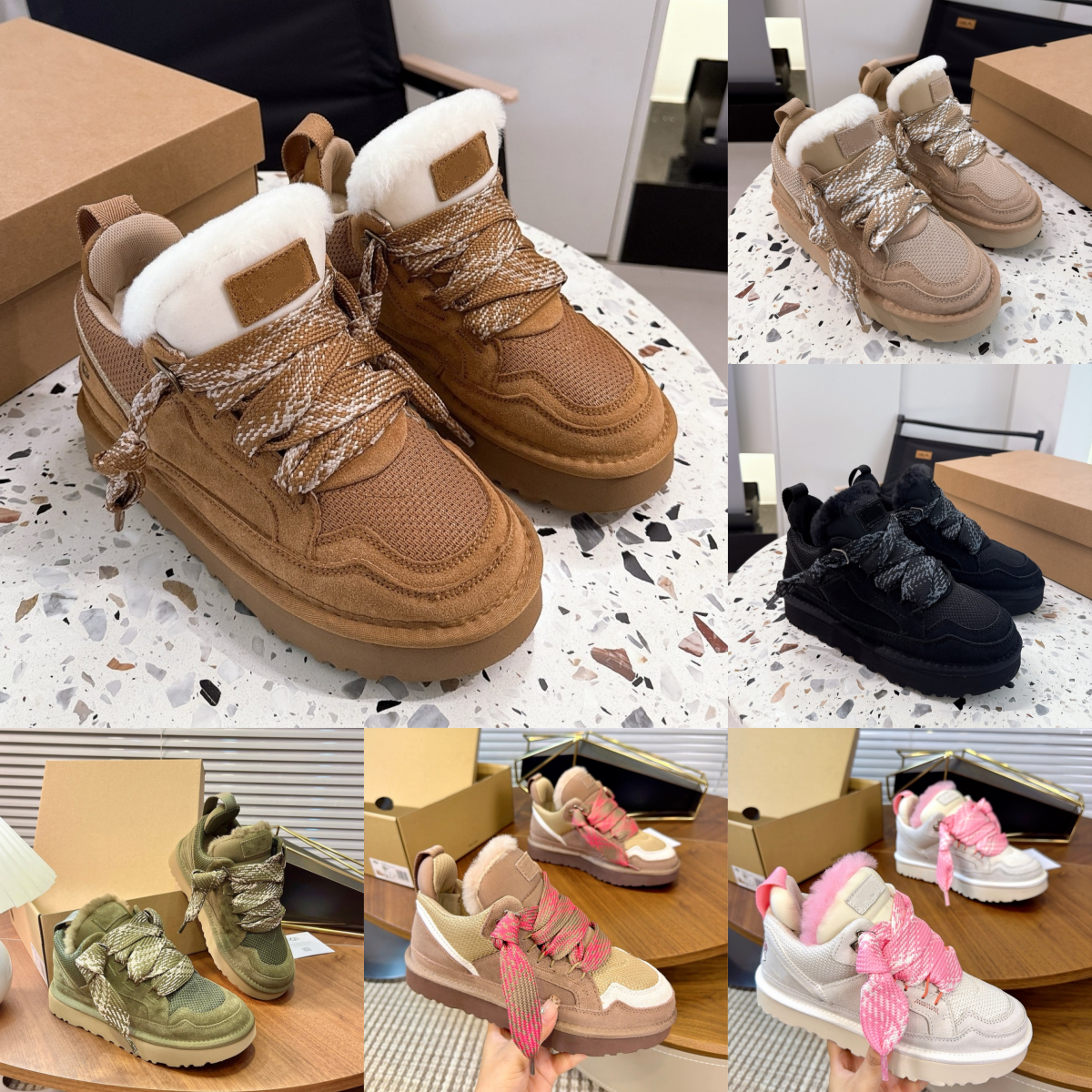 2027 Designer Tasman Booties Trainers Tazz Fur Shoes Sheepskin platform Australia snow boots women ankle booties sheep skinwinter shoes Wool Ankle B