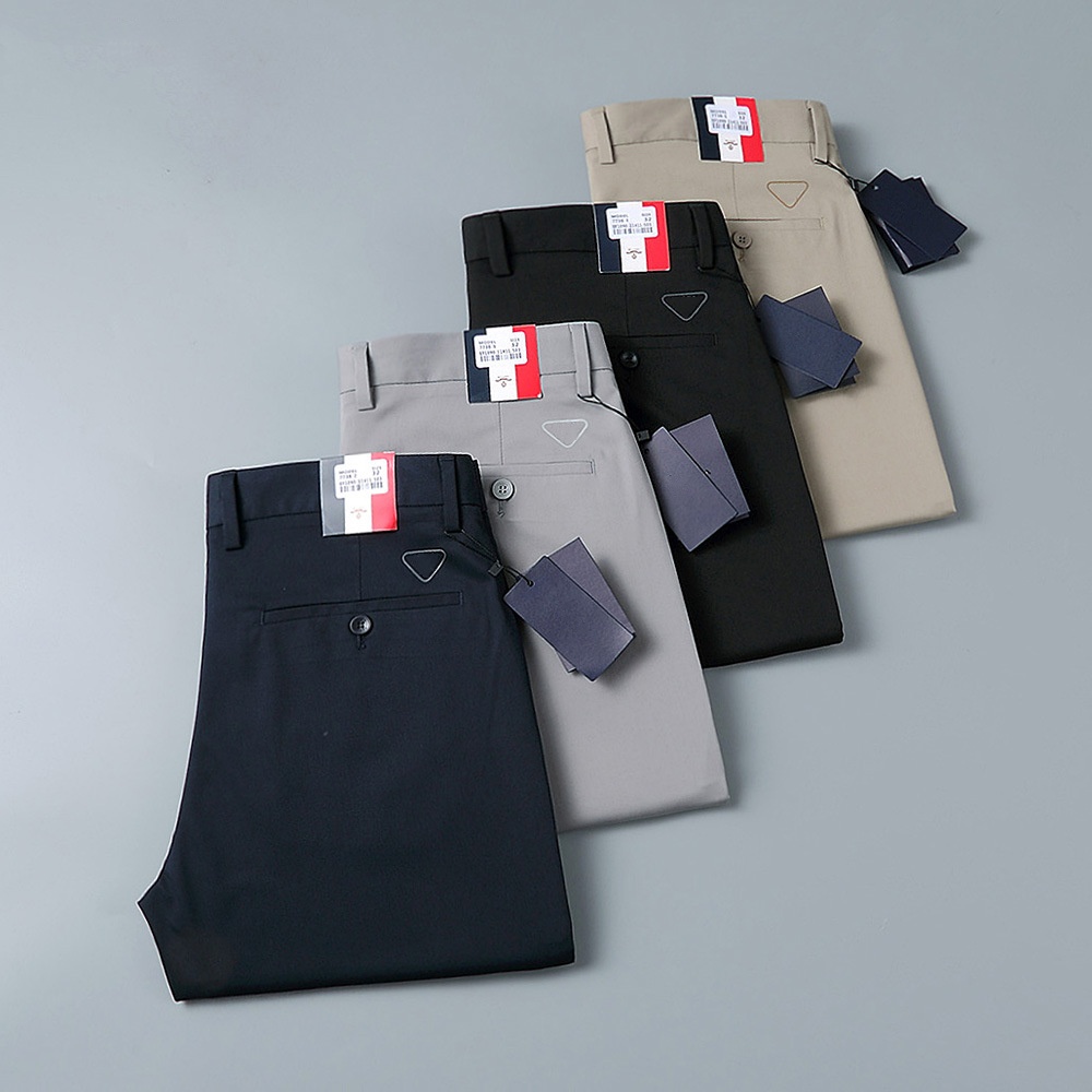 Pantalon de créateur pour hommes, pantalon modal en coton imprimé avec lettres, mode pour hommes, décontracté, élégant, couleur unie, sans repass