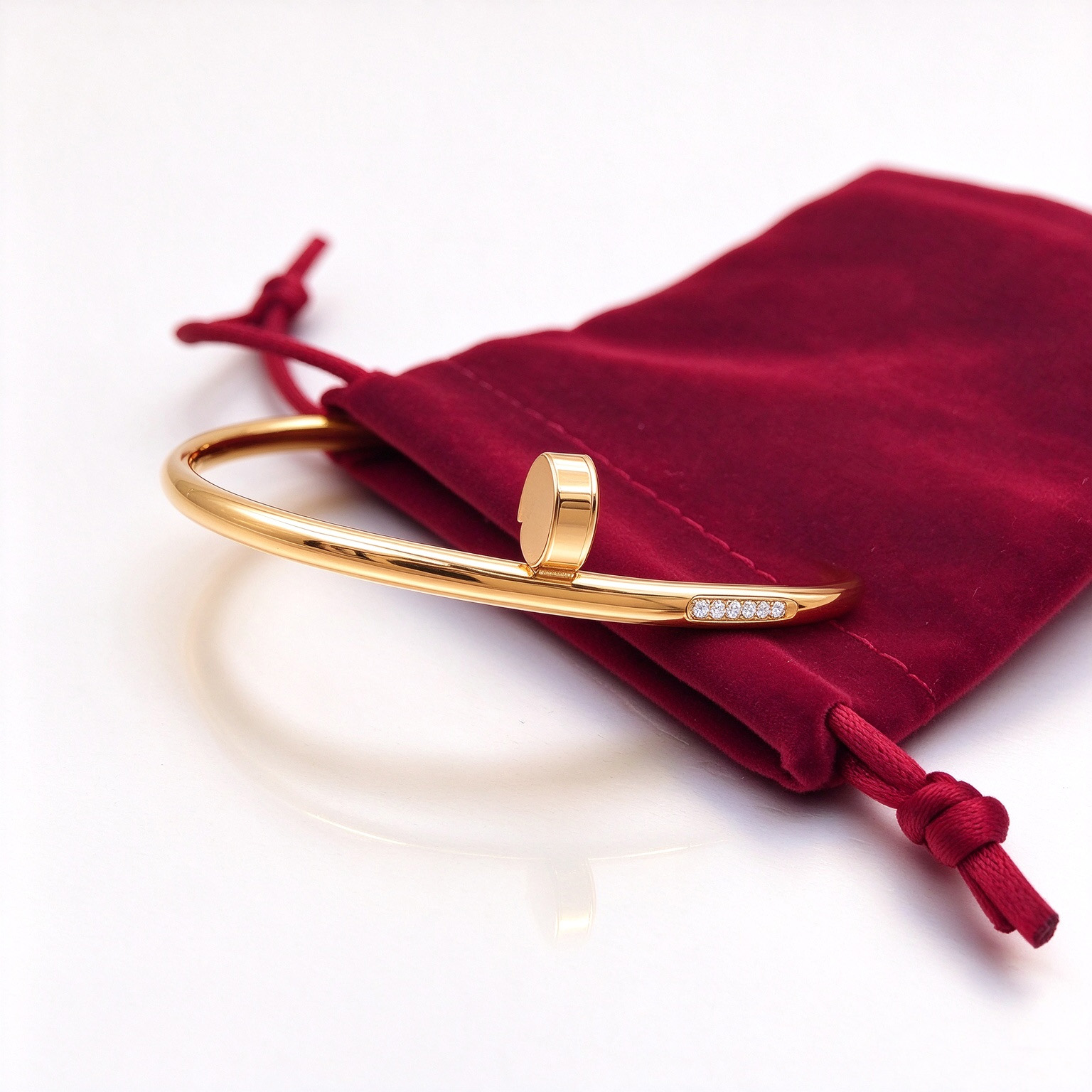 bracelet jewelry designer bracelet gold bracelet braclet Stainless steel 18K gold plated and silver plated Hook Bracelet bijoux de luxe bangle nail