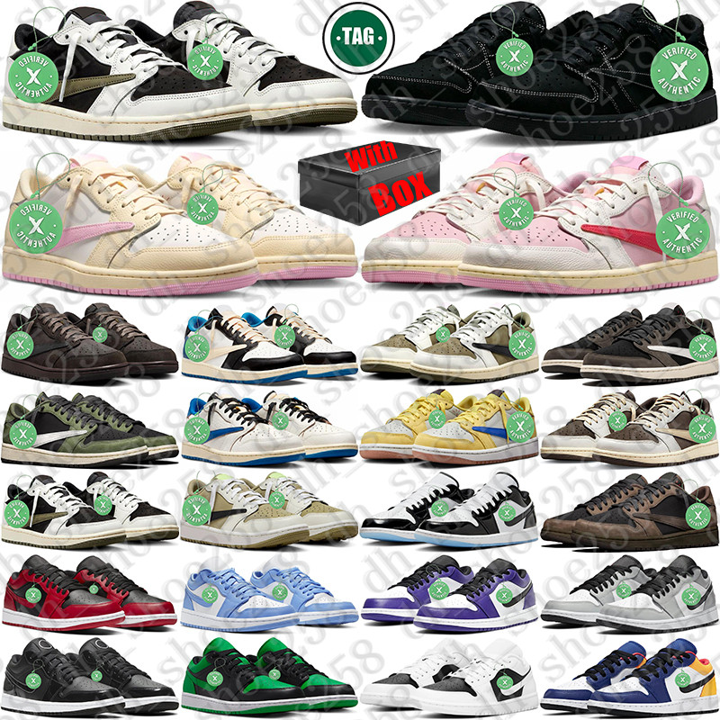 Free Shipping With Box Designer Basketball travi travis scort scoot1s scoots scottjordan low 1 1s lows Sport Shoes d h gate sneakers mens womens tra