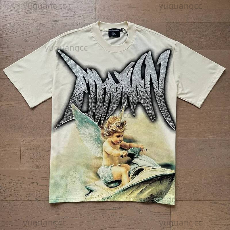 Designer Mix Emotion Shirt Mens Y2k Shirt Letter Tee High Street Summer Fashion Hip Hop Retro Casual Cotton Printed Shorts Sleeveds Shirts US Size S