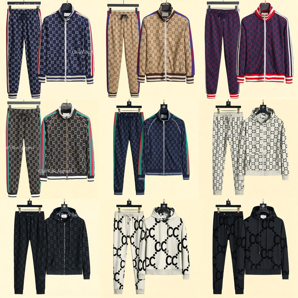 gg tracksuit Designer Guccciitracksuit Tracksuit Men And Women Jogger Guccciihoodie Sweatsuits Fashion Jackets Track Suit Casual Gg Tracksuits Jacke