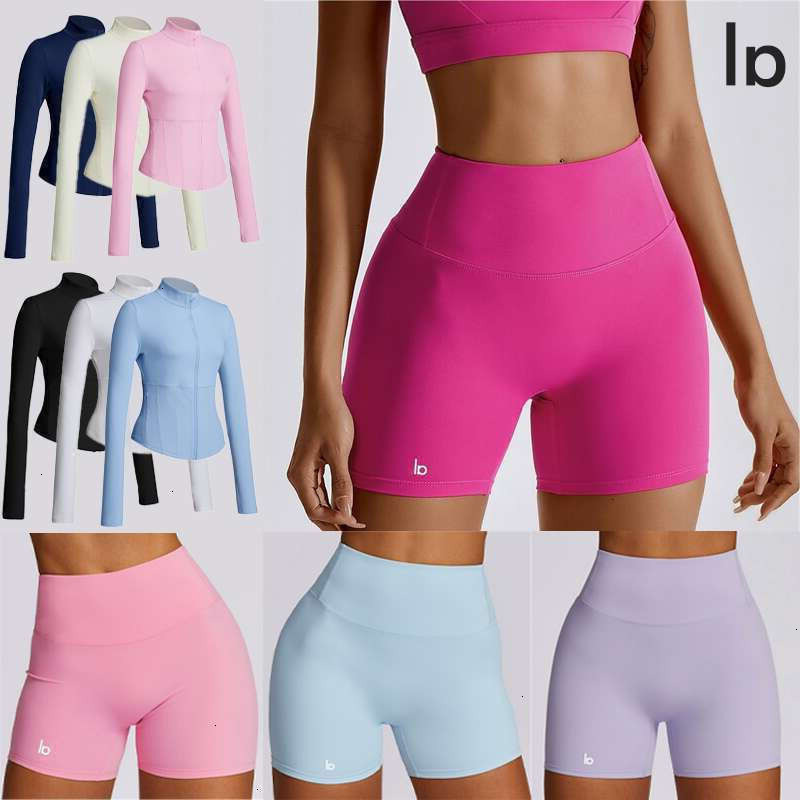Yoga sets alolynessities shorts Sets Women Clothes bra Leggings Pant Jacket Set sports pants bra alolynessities Jackets Women Sets alolynessities se