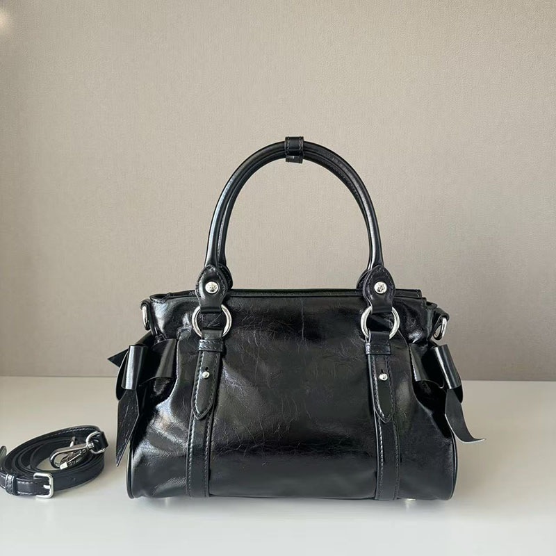 Designer Bag Handbag motorcycle bag Bow Boston Bag Crossbody bag Tote Bag sweet cool leather bag women commute bag vintage shoulder purse dating and