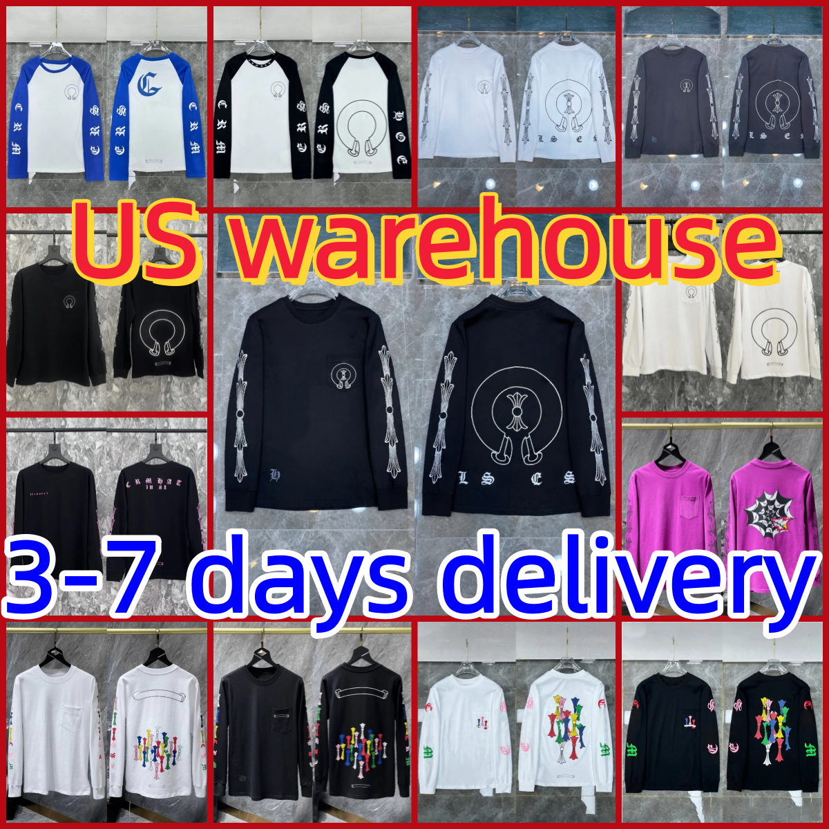 High Quality hoodie Men Designer shirt Chrome Long Sleeve New Men hoody Fashion Hoodies Sweatshirts Hip Hop Running Jacket Pullover Hooded Cardig