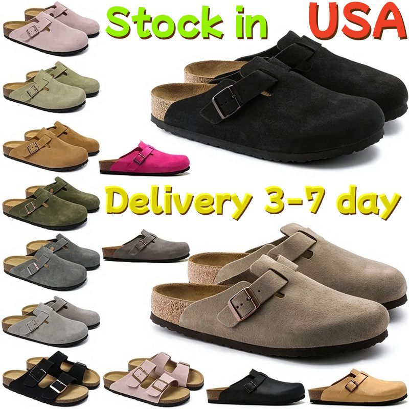Designer Sabots Sandales Sabots Pantoufles Liège Plat Haute Qualité Mode Été Véritable Cuir Top Slide Favorite Beach Casual Chaussures Femmes Tai