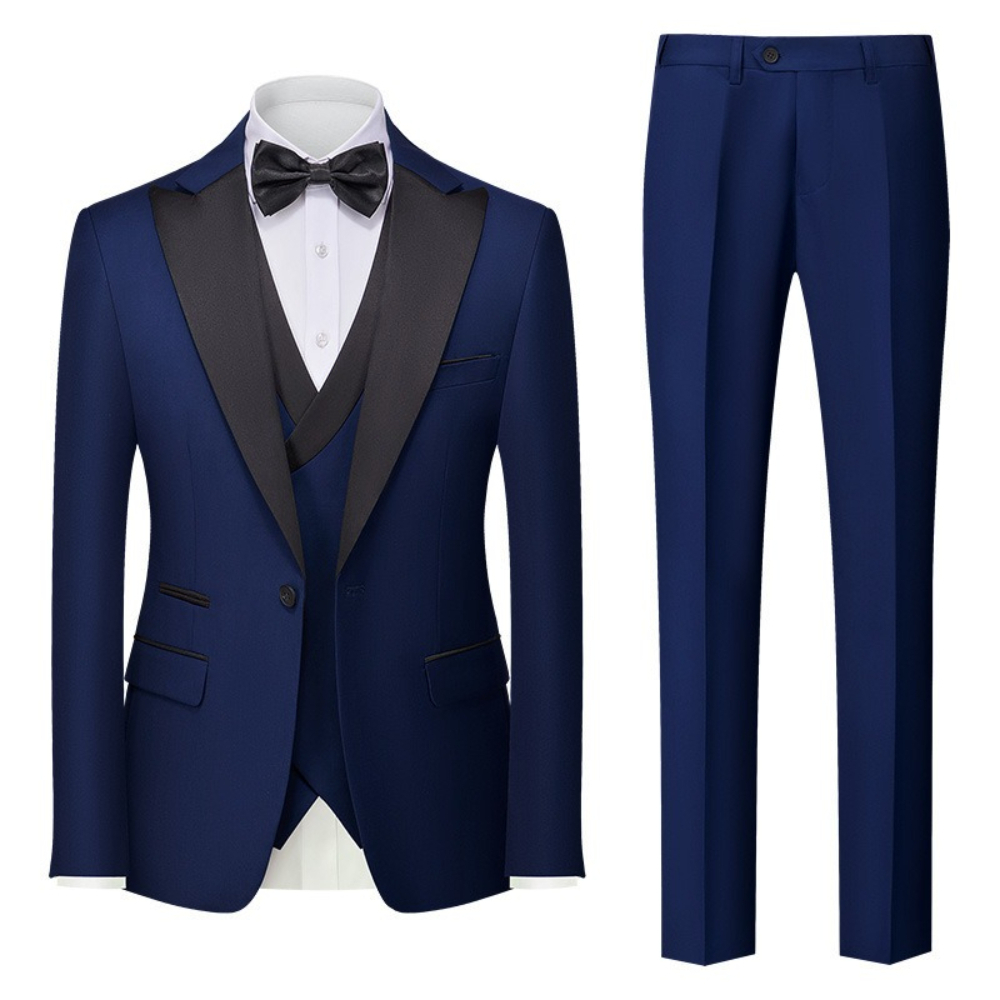 (095) Men's three-piece suit set, casual business suit