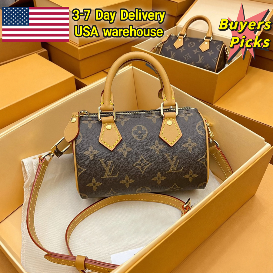 Designer bag Shoulder bag Luxury Mini bag Cross body bag Top-quality Women Leather denim Embossed Handbag Brown Flower Handbag Mirror Level Leather
