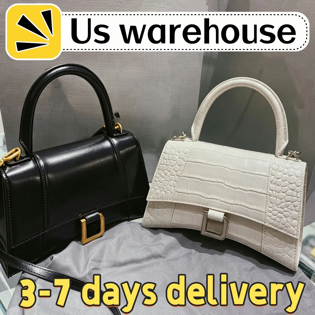 sac fourre-tout en crocodile noir 2 tailles alligator sacs à main de luxe sac de designer avec poignée bourse femmes designers sacs fourre-tout e