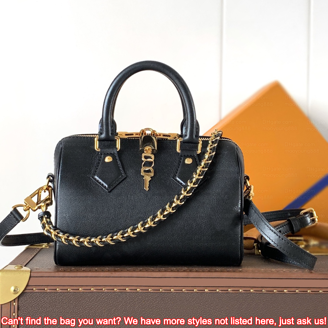 12A Upgrade Mirror Quality Designer Bandouliere 20 Bags for Women 20.5cm Monogram Ink Handbags Luxury Shoulder Bags Black Crossbody Purse with Box M