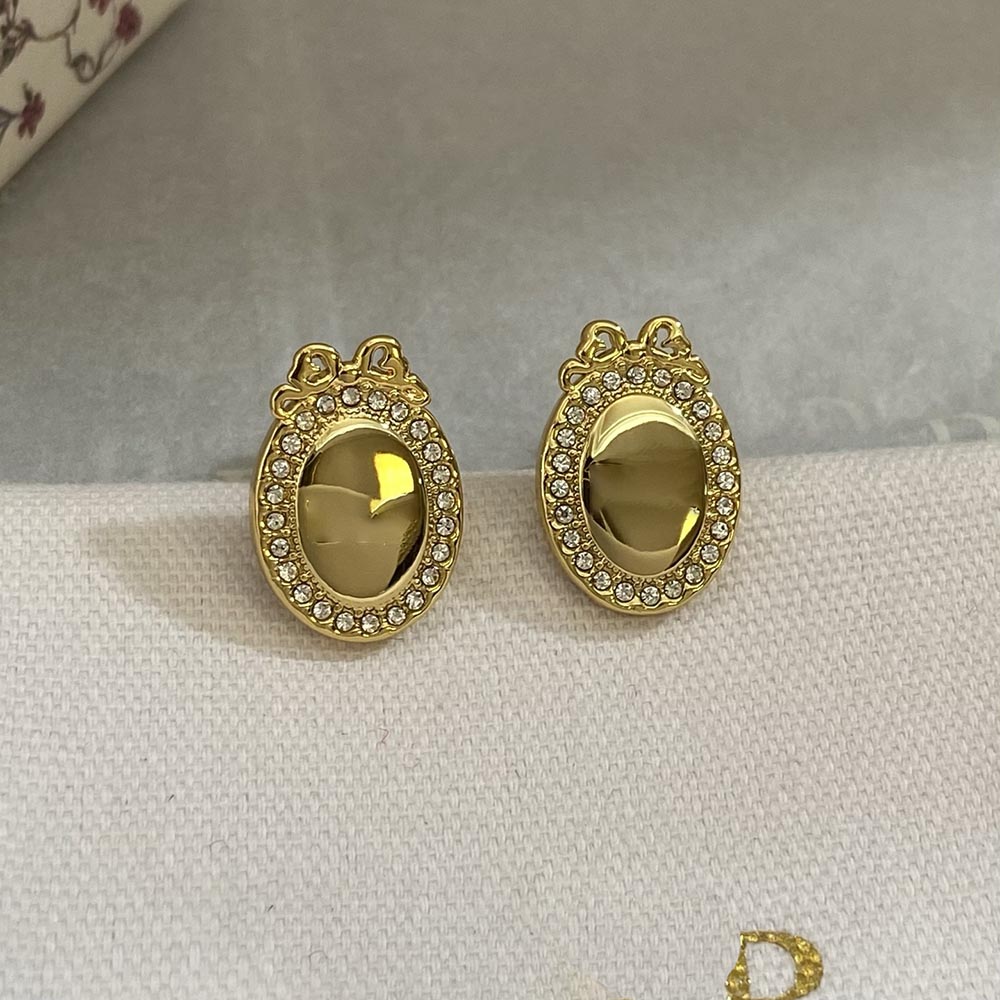 Designer high-end jewelry pearl earrings with small flower, rhinestone bow, tassel, cute earrings