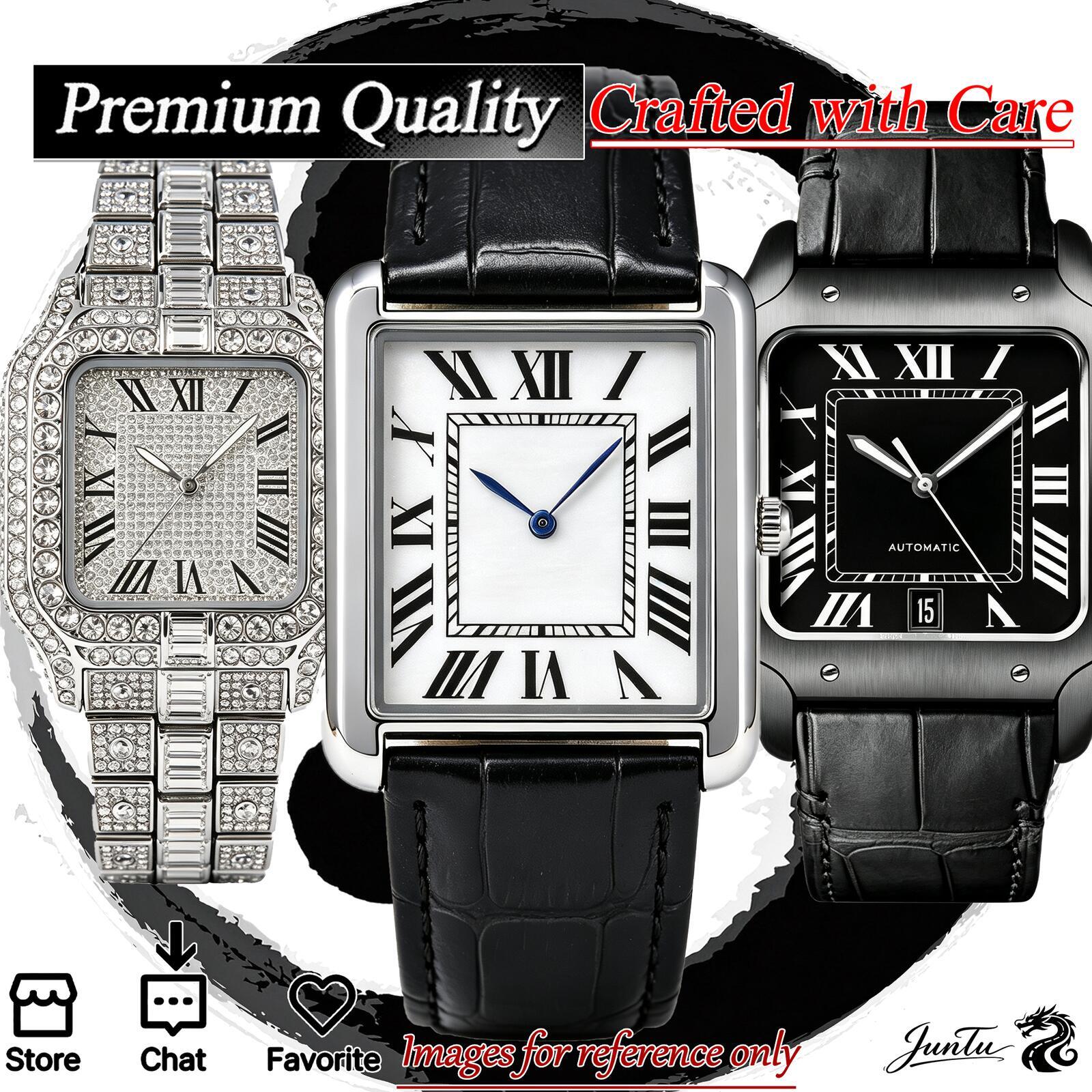 2027 Nouvelle arrivée Moissanite Watch Hommes et femmes Modèles Trendy Top Hiphop Stylequartz / automatique Diamond Watch Tests réussis Freeiced