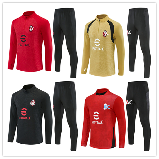 AC MilanLY Survêtement 26 27 Chandal Football Survêtements MODRIC RAFA LEAO 2026 2027 AC MilanLY maillots de football costume d'entraînement homm